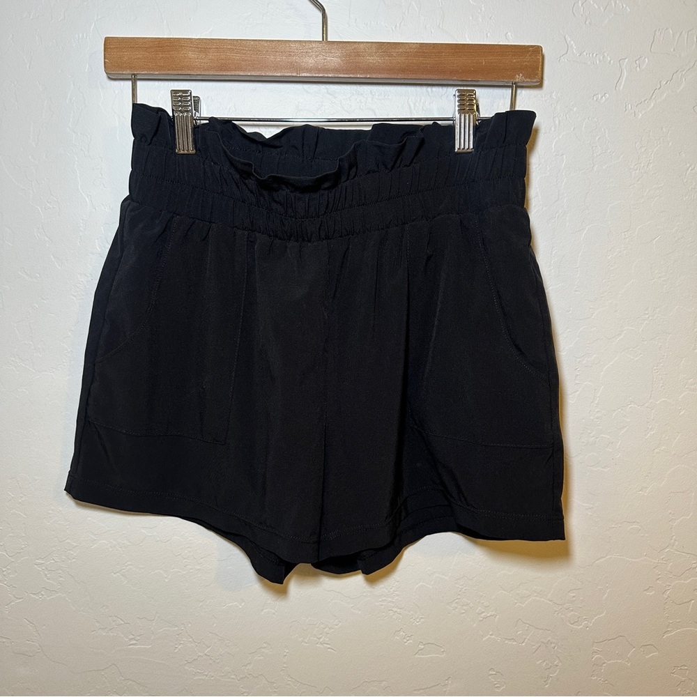 Z‎ by Zella Black Pull On Gathered Waist Athletic Shorts Size XS